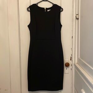 Calvin Klein Women's Sheath Dress Size 10 Evening Black Sleeveless Sheath Dress
